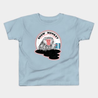 Japanese Macaque Snow Monkey Kids T-Shirt